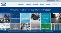 Desktop Screenshot of korodur.de